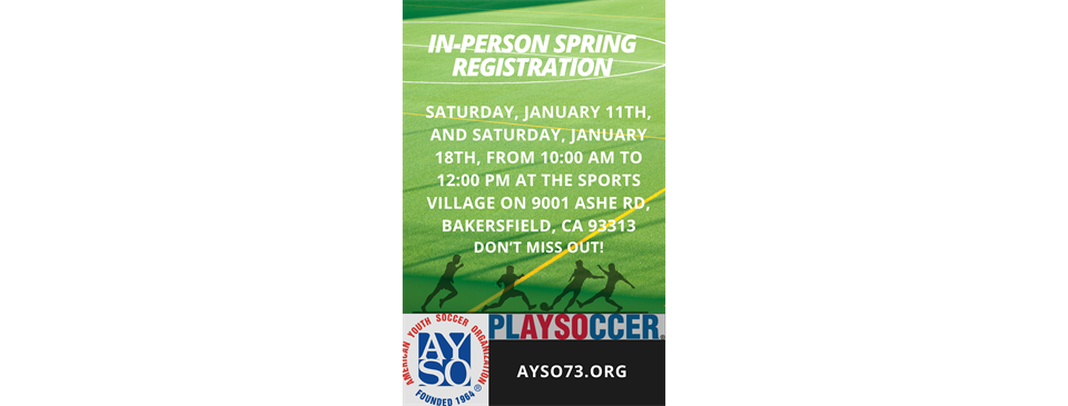 In-Person Spring Registration 2025